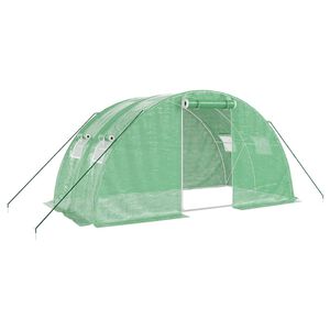 vidaXL z&ouml;ld ac&eacute;lv&aacute;zas melegh&aacute;z 8 m&sup2; 4 x 2 x 2 m