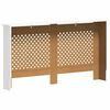vidaXL feh&eacute;r MDF radi&aacute;torburkolat 152 x 19 x 81,5 cm