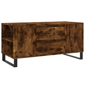 vidaXL f&uuml;st&ouml;s t&ouml;lgy sz&iacute;nű szerelt fa doh&aacute;nyz&oacute;asztal 102x44,5x50 cm