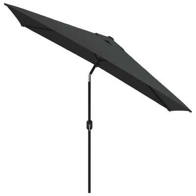 vidaXL antracitszürke kültéri napernyő fémrúddal 300 x 200 cm