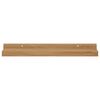 vidaXL Falpolc polcokkal t&aacute;rol&oacute;val 2 pcs Barna 40 x 9 x 3 cm Faanyag