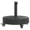 vidaXL g&ouml;rgős kerek napernyőtalp r&uacute;dhoz &Oslash;38 / 48 mm 27 kg