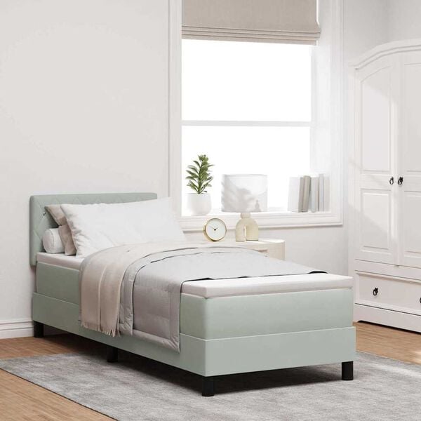 vidaXL Boxrug&oacute;s &aacute;gy matracmal Vil&aacute;gossz&uuml;rke 80 x 200 cm B&aacute;rsony