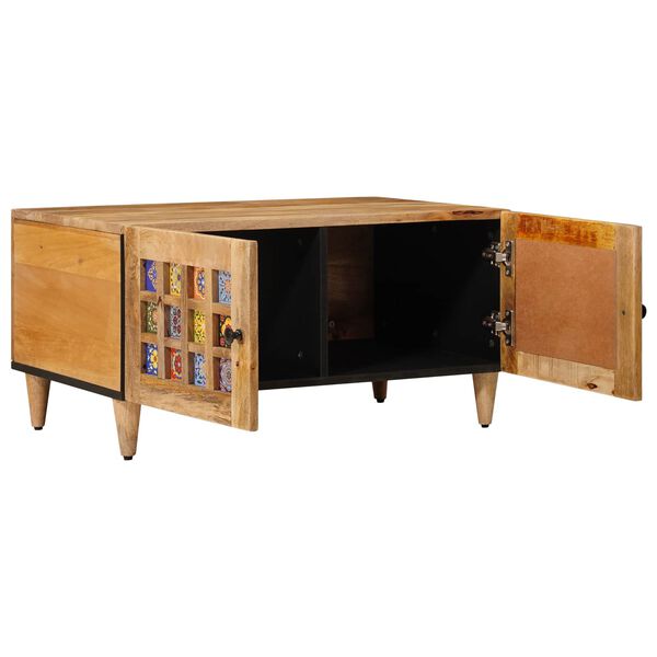 vidaXL Doh&aacute;nyz&oacute;asztal Term&eacute;szetes 80 x 50 x 40 cm T&ouml;m&ouml;r Mang&oacute;f&aacute;t