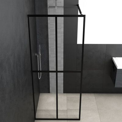 vidaXL átlátszó edzett üveg zuhanyfal 80 x 195 cm