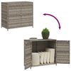 vidaXL sz&uuml;rke polyrattan kerti t&aacute;rol&oacute;szekr&eacute;ny 83x45x76 cm