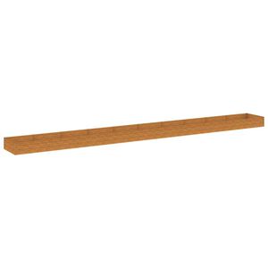 vidaXL corten ac&eacute;l kerti magas&aacute;gy&aacute;s 960x100x36 cm