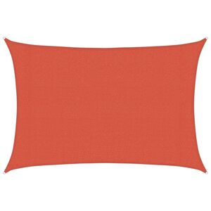 vidaXL terrakotta HDPE napvitorla 160 g/m&sup2; 3 x 5 m