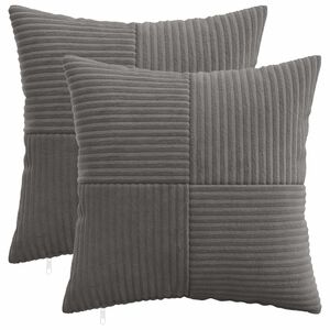 vidaXL P&aacute;rna huzat 2 pcs ALMELO S&ouml;t&eacute;tsz&uuml;rke 30 x 30 cm cord