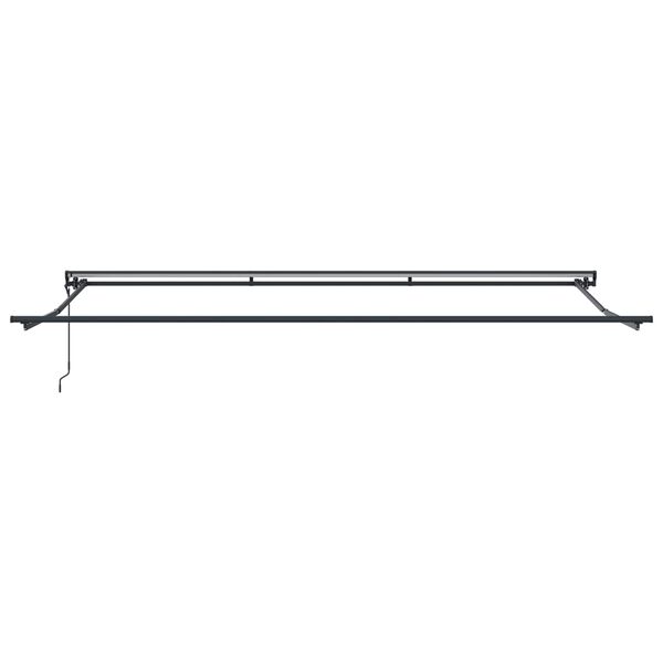 vidaXL Beh&uacute;zhat&oacute; napellenző S&aacute;rga &eacute;s Feh&eacute;r 500 &times; 300 cm