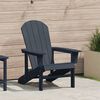 vidaXL Adirondack szék Tengerészkék 74 x 82 x 92cm HDPE