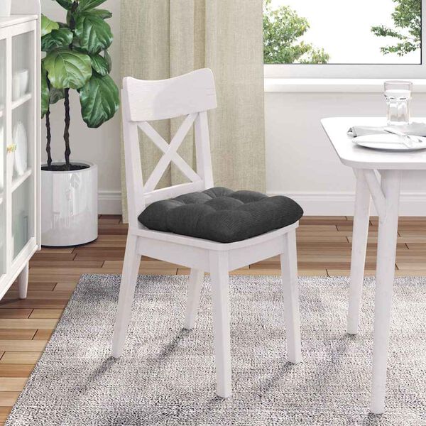 vidaXL &Uuml;lőp&aacute;rn&aacute;k 4 pcs S&ouml;t&eacute;tsz&uuml;rke 45 x 45 cm B&aacute;rsonyos sz&ouml;vet