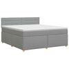 vidaXL Boxspring &aacute;gy matraccal Vil&aacute;gossz&uuml;rke 140 x 190 cm Sz&ouml;vet