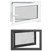 vidaXL D&ouml;nthető &eacute;s forgathat&oacute; pinceablak RISOR 90 x 50 cm PVC &eacute;s &Uuml;veg