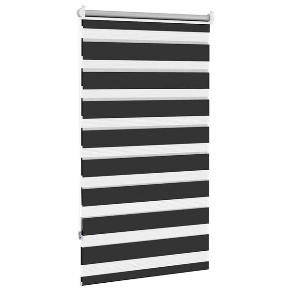 vidaXL fekete zebra rol&oacute; 90,9 x 150 cm sz&ouml;vetsz&eacute;less&eacute;g 86,7 cm