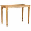 vidaXL Doh&aacute;nyz&oacute;asztal Barna 110 x 55 x 77 cm T&ouml;m&ouml;r Mang&oacute;f&aacute;t