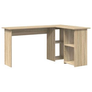 vidaXL Asztal Sonoma t&ouml;lgy 142 x 102 x 73 cm Szerelt Fa