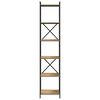 vidaXL K&ouml;nyvespolc Artisan t&ouml;lgy 40 x 30 x 189,5 cm Faanyag