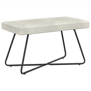 vidaXL pad Kr&eacute;msz&iacute;nű 80 x 40 x 45 cm B&aacute;rsony