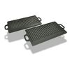 vidaXL 2 db megford&iacute;that&oacute; &ouml;nt&ouml;ttvas grillt&aacute;lca 38 x 23 cm