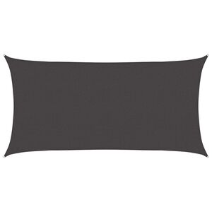 vidaXL Napernyő V&aacute;szon Antracitsz&uuml;rke 2,5 x 6 m HDPE
