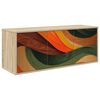 vidaXL Fals&iacute;that&oacute; TV Szekr&eacute;ny BONN 102 x 33 x 40 cm Sonoma T&ouml;lgy