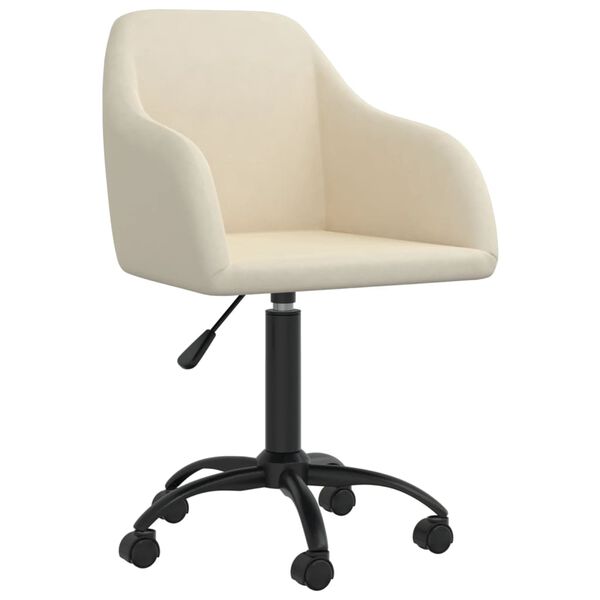 vidaXL 4 db kr&eacute;msz&iacute;nű b&aacute;rsony forg&oacute; &eacute;tkezősz&eacute;k