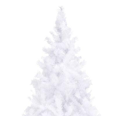 vidaXL fehér megvilágított műkarácsonyfa gömb szettel LED-del 400 cm