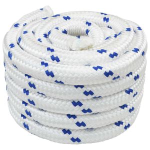 vidaXL Cs&oacute;nak K&ouml;t&eacute;l 4 mm 10 m Feh&eacute;r &eacute;s K&eacute;k