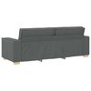 vidaXL Kanap&eacute; 3 pcs S&ouml;t&eacute;tsz&uuml;rke 220 x 80 x 84 cm L&aacute;bbal kevert anyag