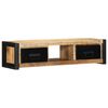 vidaXL TV szekr&eacute;ny 100x30x25 cm t&ouml;m&ouml;r durva fa Mango