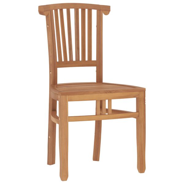 vidaXL 5 r&eacute;szes t&ouml;m&ouml;r t&iacute;kfa kerti &eacute;tkezőgarnit&uacute;ra