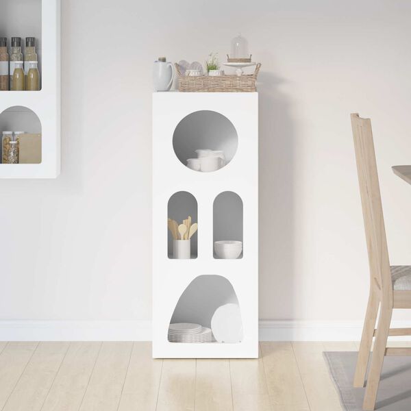 vidaXL Sz&eacute;f Feh&eacute;r 40 x 35 x 100,5 cm Faanyag