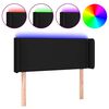 vidaXL fekete sz&ouml;vet LED-es fejt&aacute;mla 83 x 16 x 78/88 cm