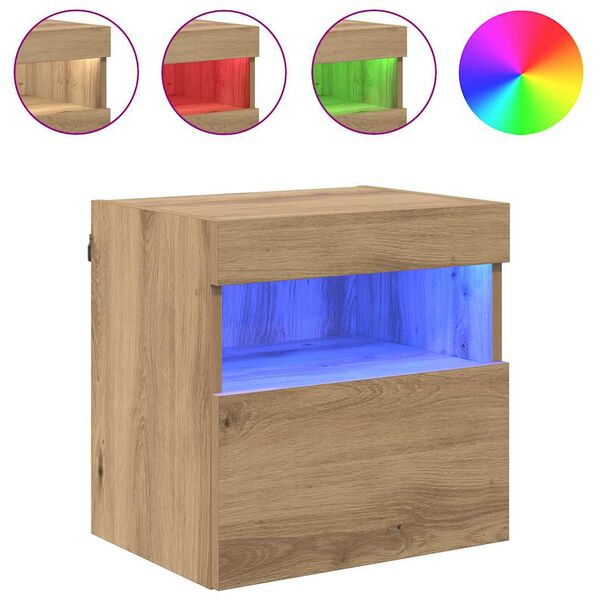 vidaXL TV Fali Szekr&eacute;nyek 2 pcs Artisan t&ouml;lgy 40 x 30 x 40 cm Faanyag