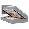 vidaXL LED t&aacute;rol&oacute;s &aacute;gy matraccal Vil&aacute;gossz&uuml;rke 120 x 190 cm Sz&ouml;vet