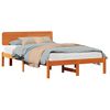 vidaXL &Aacute;gykeret fejt&aacute;ml&aacute;val Faggy&uacute; barna 140 x 190 cm T&ouml;m&ouml;r fenyőfa