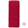 vidaXL 2 db burgundi v&ouml;r&ouml;s 400 GSM sz&ouml;vet strandt&ouml;r&ouml;lk&ouml;ző 60 x 135 cm