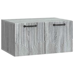 vidaXL Fali TV szekr&eacute;ny Sz&uuml;rke Sonoma 59,5 x 41 x 30 cm Szerelt Fa