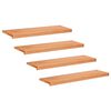 vidaXL L&eacute;pcsőszőnyegek 4 db 90 x 30 x 2 cm Lakk T&ouml;m&ouml;r b&uuml;kkfa