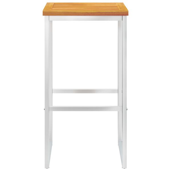 vidaXL 2 db t&ouml;m&ouml;r ak&aacute;cfa &eacute;s rozsdamentes ac&eacute;l b&aacute;rsz&eacute;k