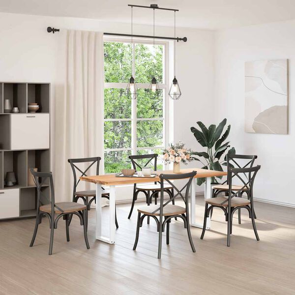 vidaXL 2 db feh&eacute;r U alak&uacute; konzolasztal l&aacute;b 28 x (72-73) cm ac&eacute;l