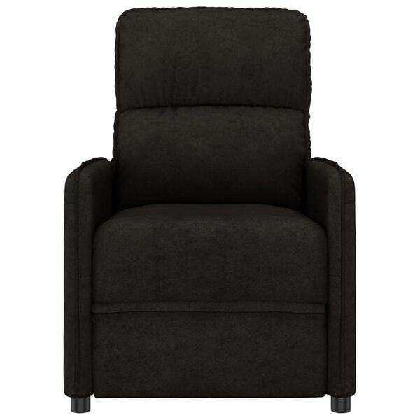 vidaXL fekete mikrosz&aacute;las sz&ouml;vet massz&aacute;zsfotel