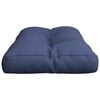 vidaXL tengerészkék szövet raklappárna 120 x 40 x 12 cm