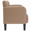 vidaXL cappuccino műbőr loveseat kanap&eacute; 110 cm