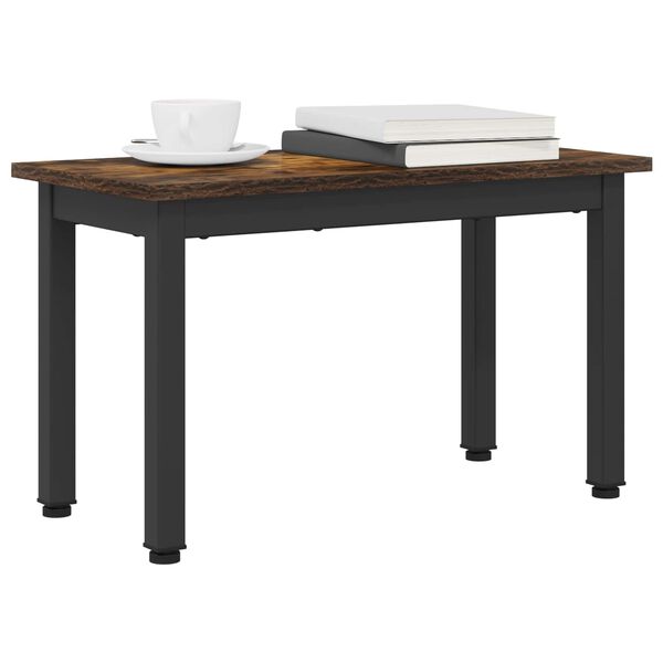 vidaXL Doh&aacute;nyz&oacute;asztal F&uuml;st&ouml;s t&ouml;lgy 60 x 30 x 36 cm Faanyag