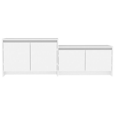 vidaXL fehér forgácslap TV-szekrény 146,5 x 35 x 50 cm