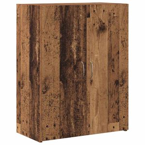 vidaXL Irodai szekr&eacute;ny Antik Fa 70 x 32 x 77.5 cm Szerelt Fa