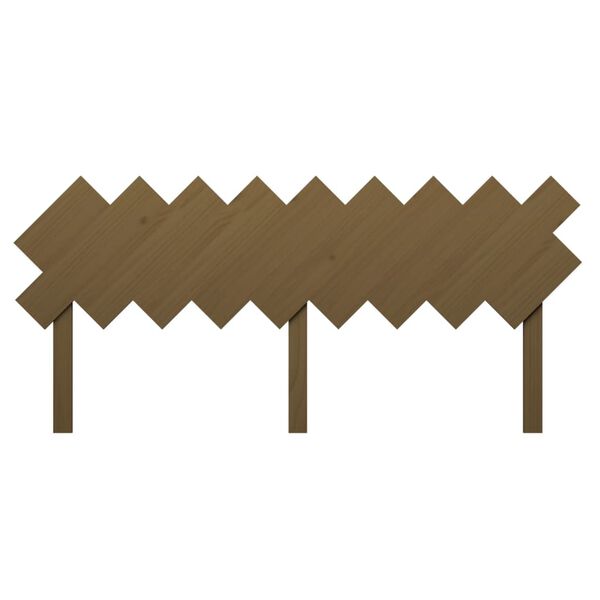 vidaXL m&eacute;zbarna t&ouml;m&ouml;r fenyőfa &aacute;gyfejt&aacute;mla 178x3x80,5 cm