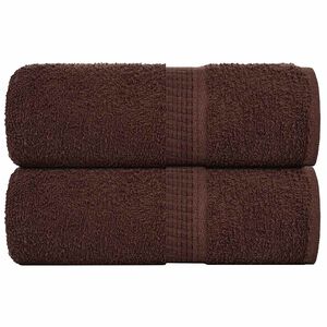 vidaXL 2 db barna FROGN mosd&oacute;t&ouml;rlő 30 x 30 cm 360 g/m&sup2;